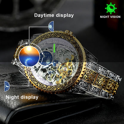 Luxury Moon Phase Mechanical Watch